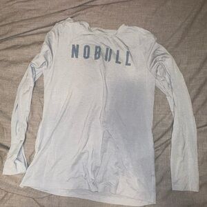 NOBULL Heather blue Long Sleeve Tee
